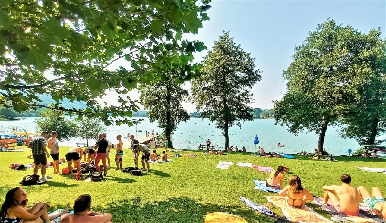 Apartments Am See Lago Klopein Exterior foto